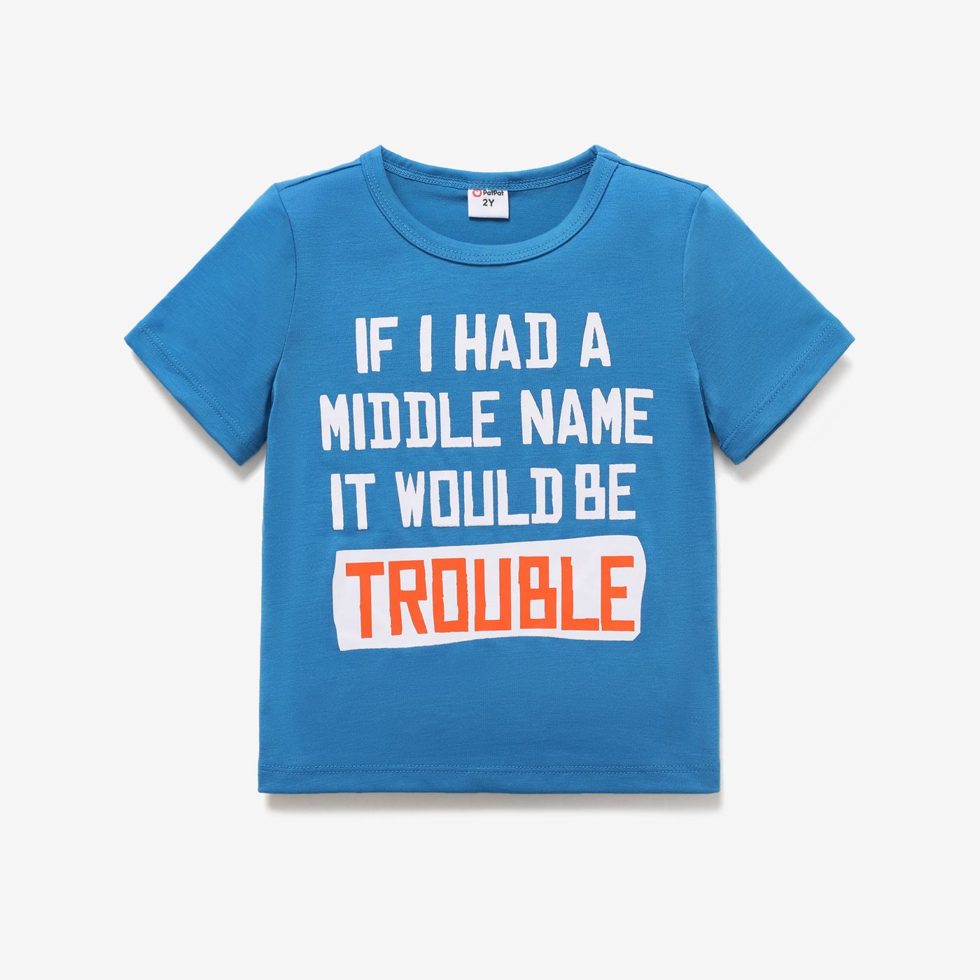 

Toddler Boy Letter Print Short-sleeve Tee