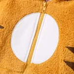 Baby Boy 3D Tiger Pattern Plush Hooded Jacket  image 4
