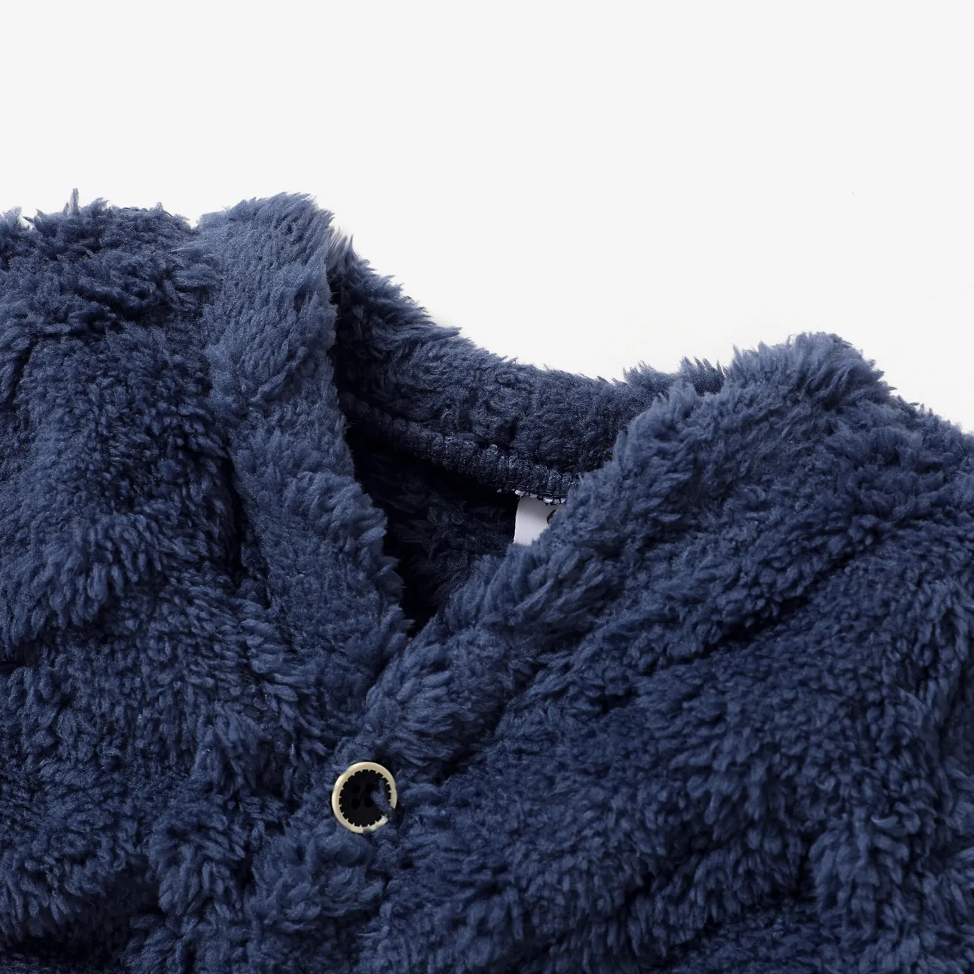 2pcs Baby Baby/Girl Childlike Animal Pattern Bear Patch Pocket Long Sleeve Top/Pant Set  image 4