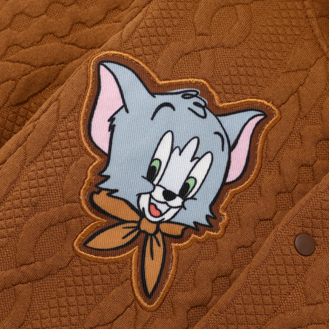 Tom and Jerry Baby Jungen Mit Kapuze Kindlich Langärmelig Baby-Overalls braun big image 1