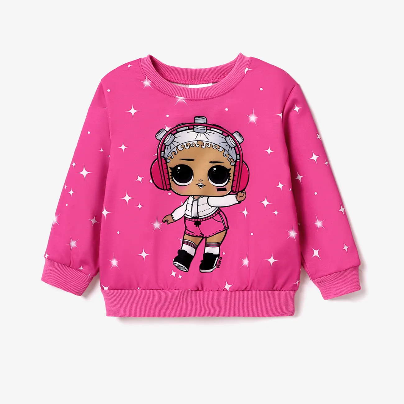 L.O.L. SURPRISE! Toddler Girl Character Print Long-sleeve Top or Bell Pant Pink big image 1