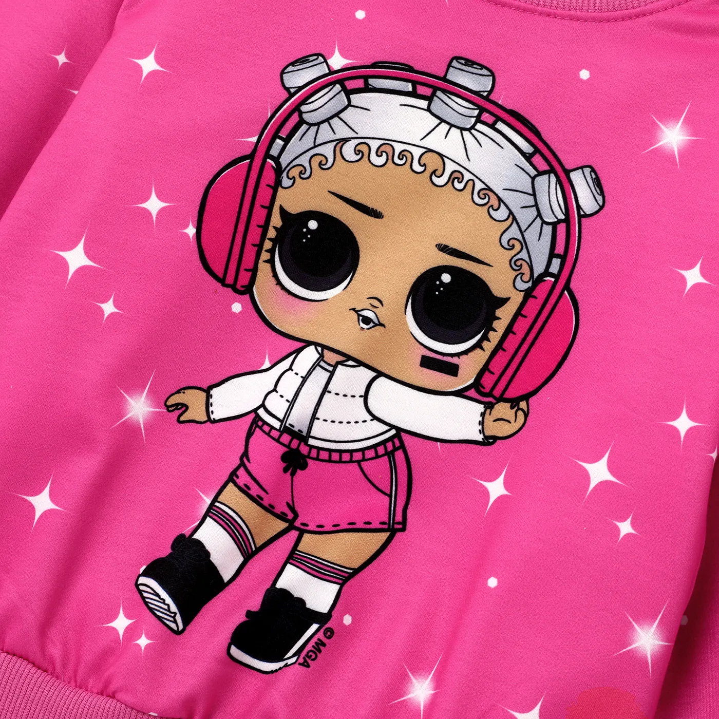 L.O.L. SURPRISE! Toddler Girl Character Print Long-sleeve Top or Bell Pant Pink image 6