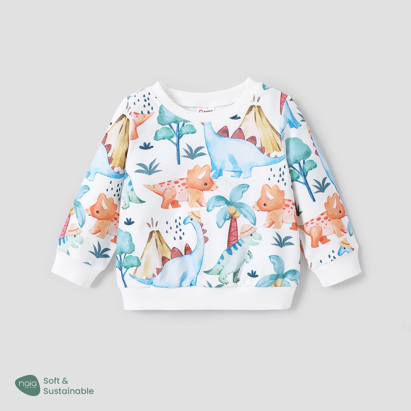 

Baby Boy Animal Pattern Dinosaur Long sleeves Hoodie