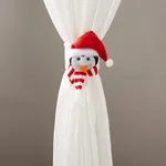 Cartoon Christmas Ornament Curtain Tieback with Fine Workmanship Color-D