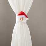 Desenho animado cortina de Natal enfeite Tieback com fino acabamento Cor-A