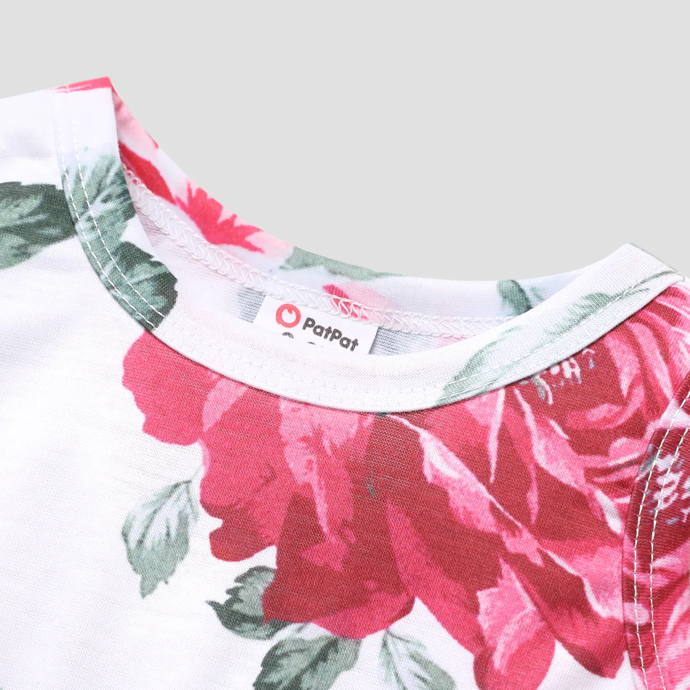 Baby Girl Allover Floral Print Flowy Sleeveless Tank Dress  image 3