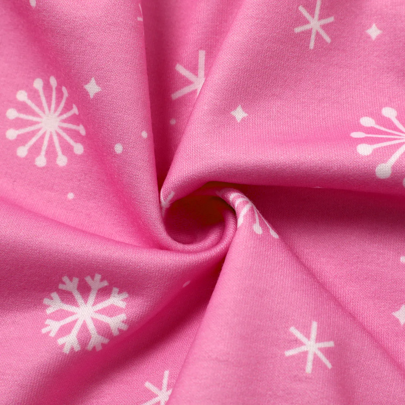 PAW Patrol Toddler Girl Snowflake Positioning Puff-sleeve Dress Pink big image 1