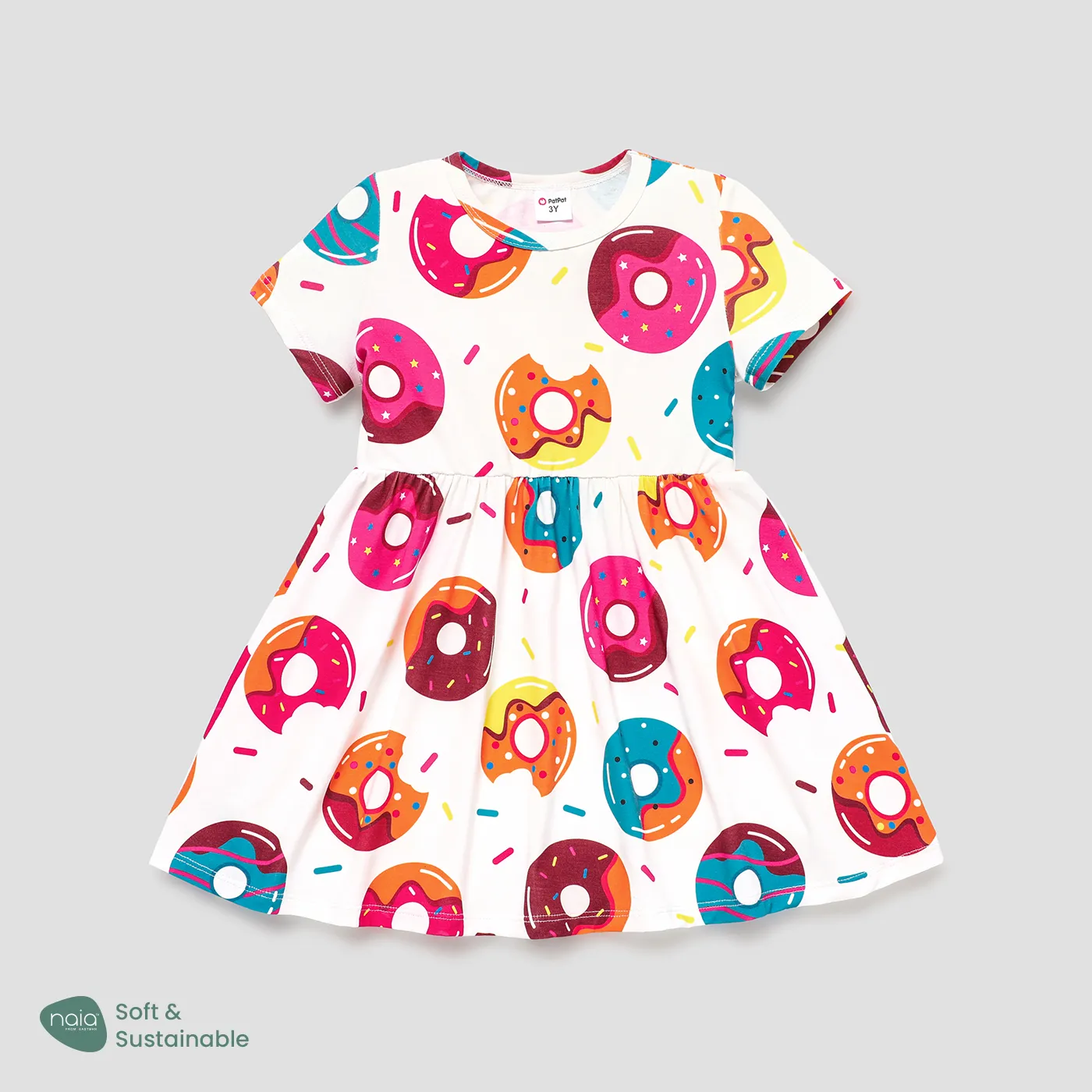 Criança Menina Casual Vestidos  big image 1