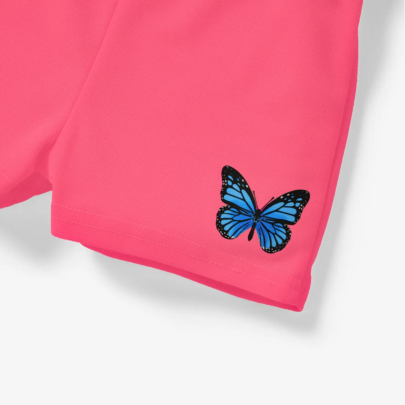 2pcs Toddler Girl Butterfly Print Camisole and Shorts Set Roseo image 4