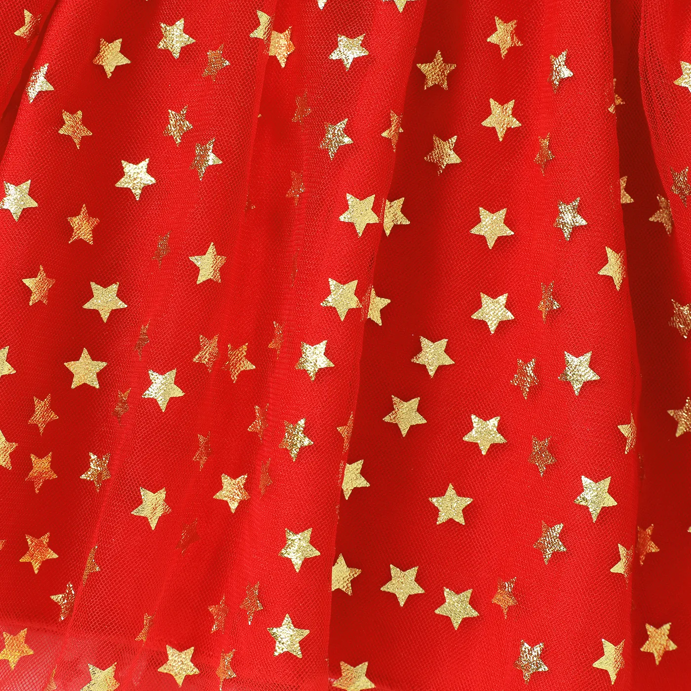 Christmas Baby Girl Sweet Long Sleeve Girl Dress with Stars/Moon/Clouds Pattern  image 5