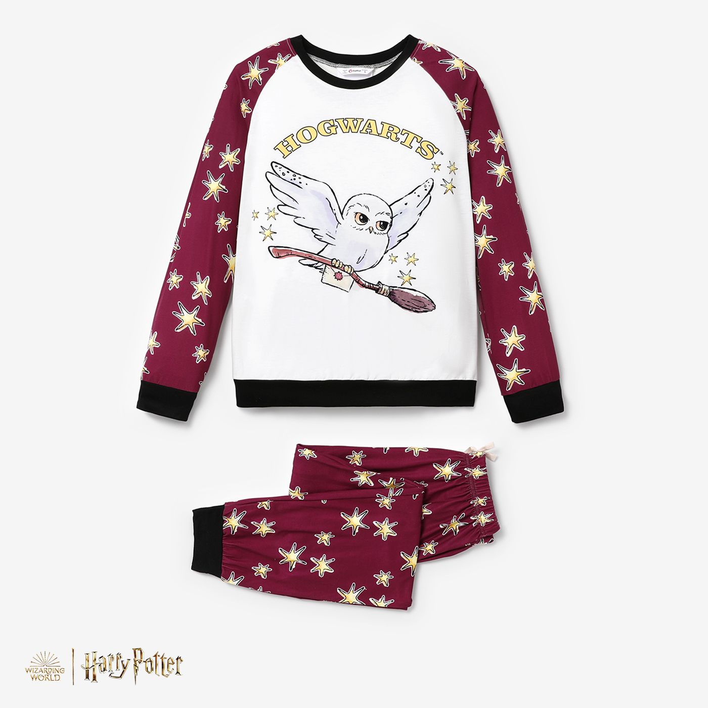 

Harry Potter Christmas Family Matching Letter& Character Print Long-sleeve Pajamas Sets (Flame Resistant)