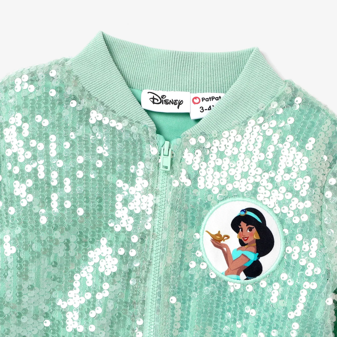 Disney Princess Toddler Girl Character Print Sequin Embroidered Long-sleeve Jacket   image 2