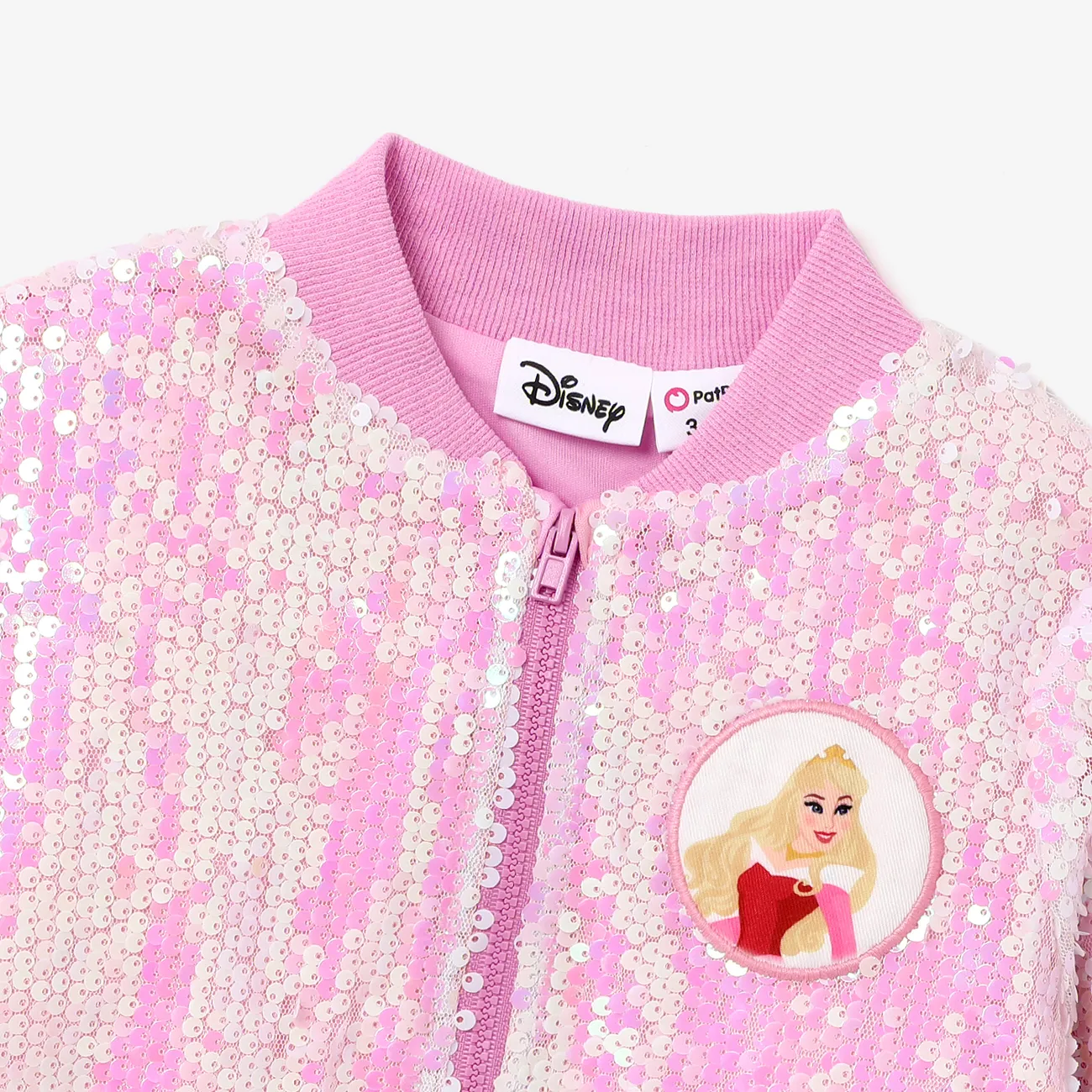 Disney Princess Criança Menina Fecho Avant-garde Blusões e casacos Rosa big image 1