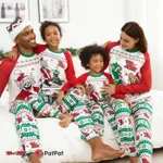 Tom and Jerry Family Matching Joyly Christmas Character Print Pajamas Sets (Flame Resistant)  image 2
