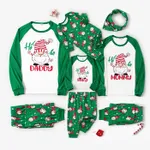 Christmas Family Matching Santa Print Long-sleeve Pajamas Sets(Flame resistant)  image 2