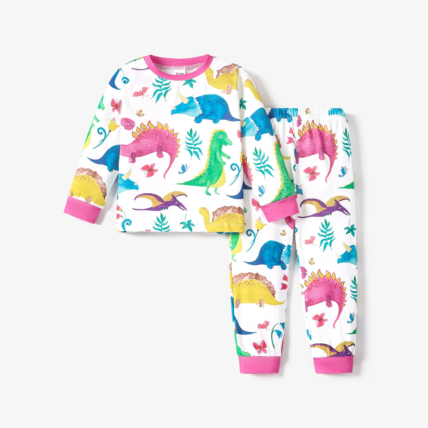 Toddler/Kid Girl Childlike Animal Pattern Home Clothes Set