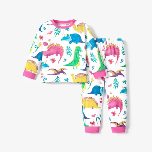  2PCS Toddler Girl Animal Unicorn Pattern Home Clothes Pajamas&Underwear