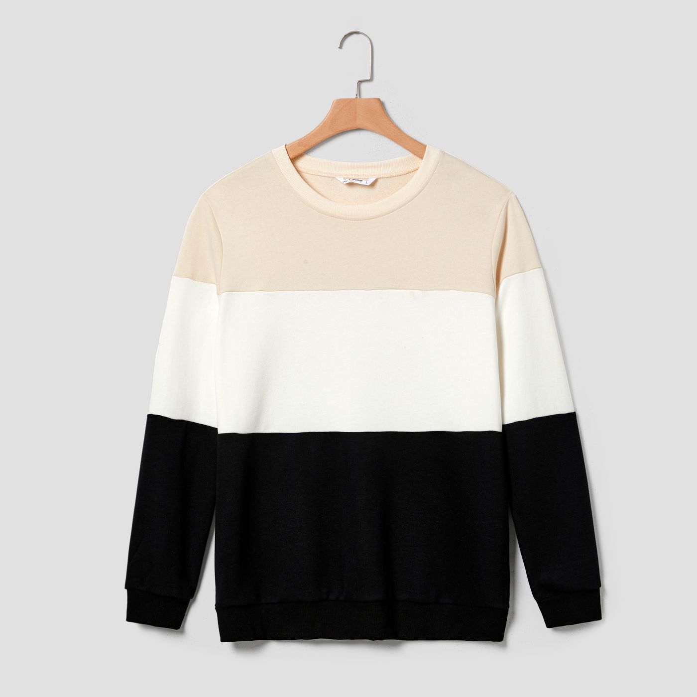 

Family Matching Long Sleeve Color-block Tops and Bow Design Love Print Mesh Splicing Dresses Sets