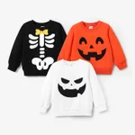 Toddler Girl/Boy Halloween Pattern Sweatshirt  image 2