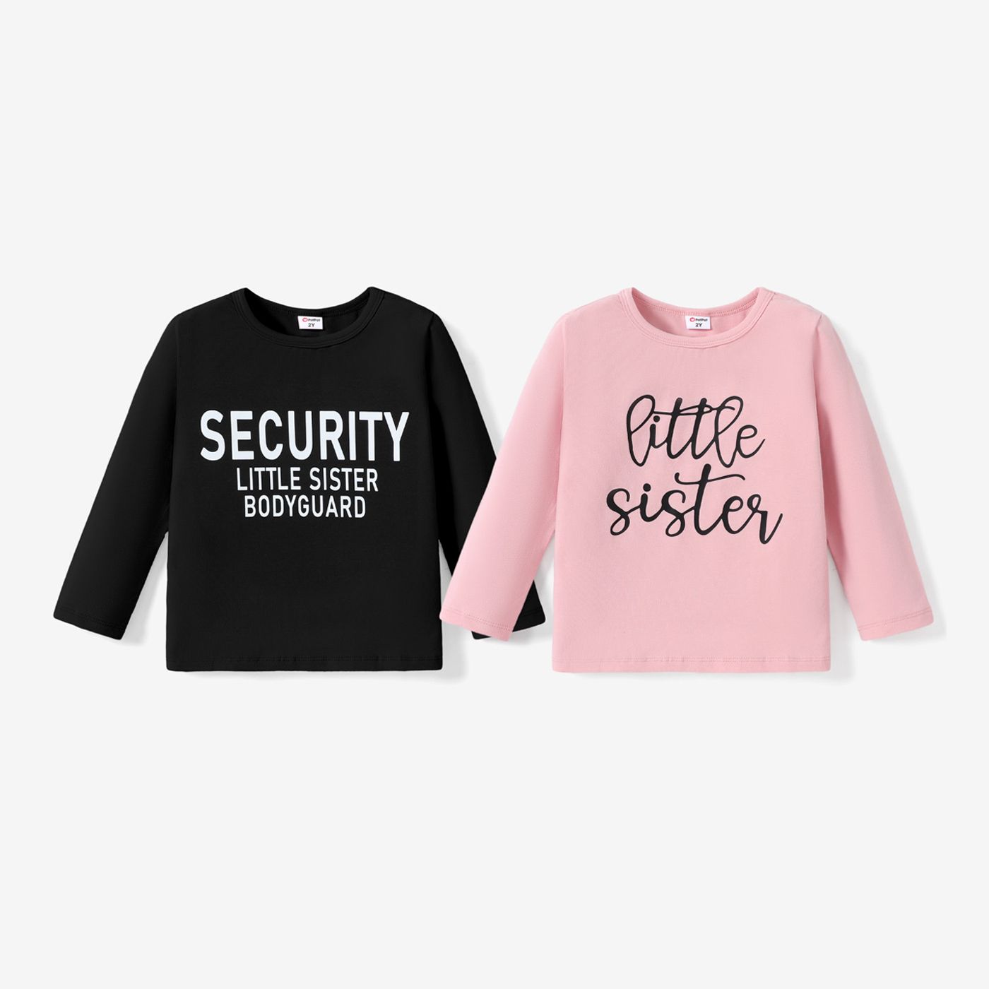 

Toddler Girl/Boy Casual Letter Long Sleeve Tee