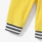 2pcs Baby Girl/Boy Avant-garde Solid Color Polar Fleece Long Sleeve Set  image 5