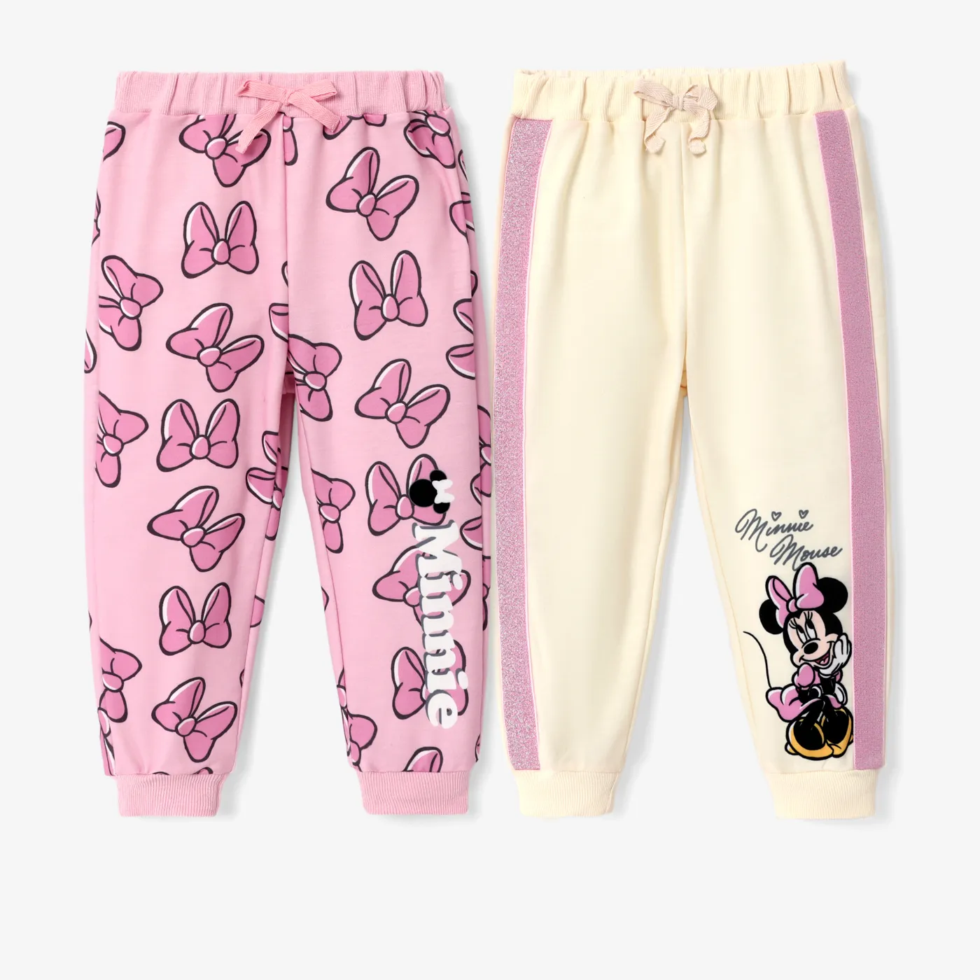 Disney Mickey and Friends Toddler Girl Character Print Pants Apricot image 6