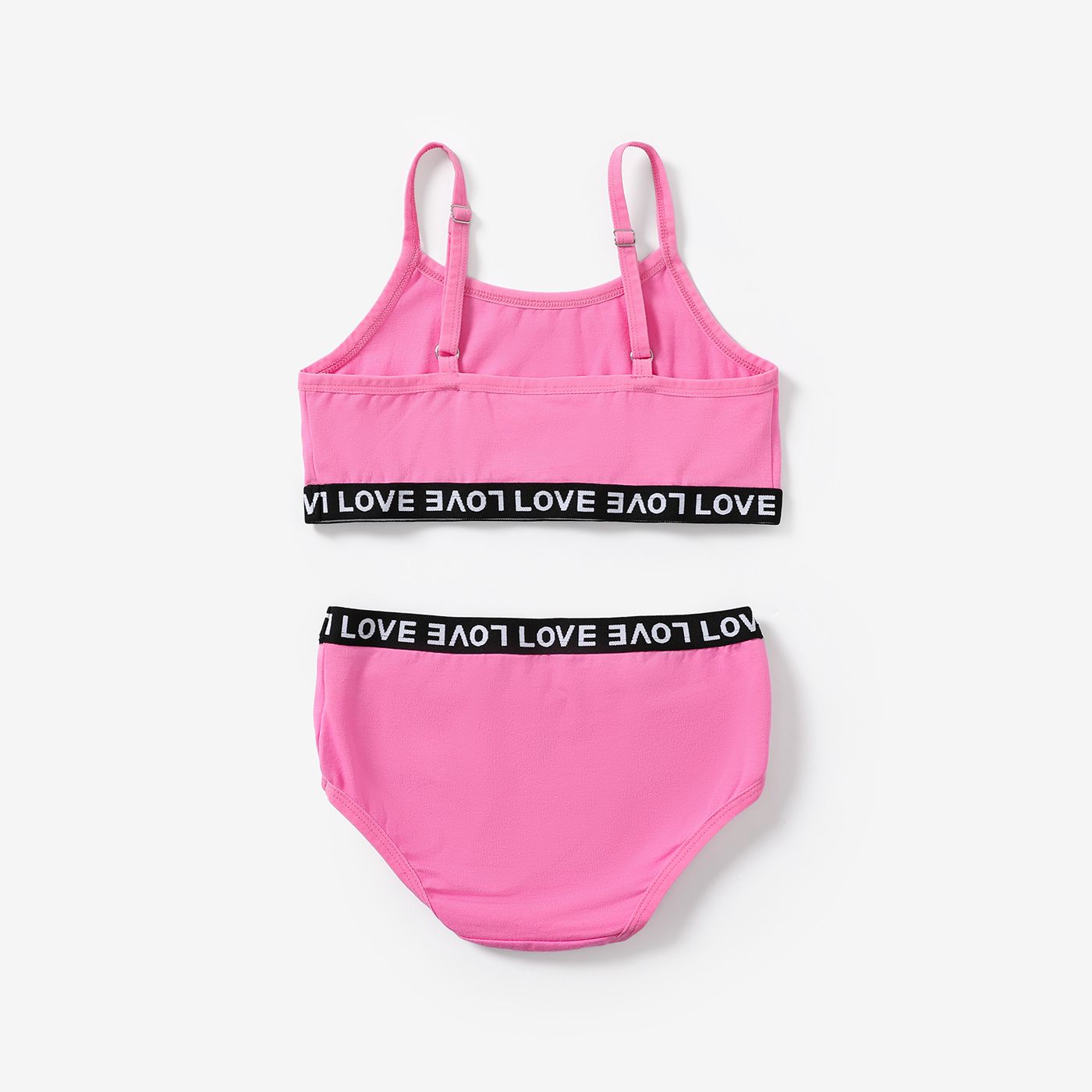 

2pcs Kid Girl Sweet Hanging Strap Cotton Underwear Set