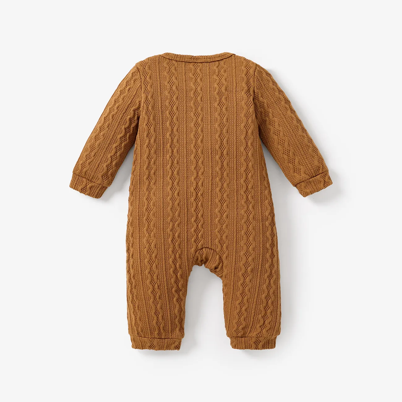 Maternity Knit Button-Front Jumpsuit