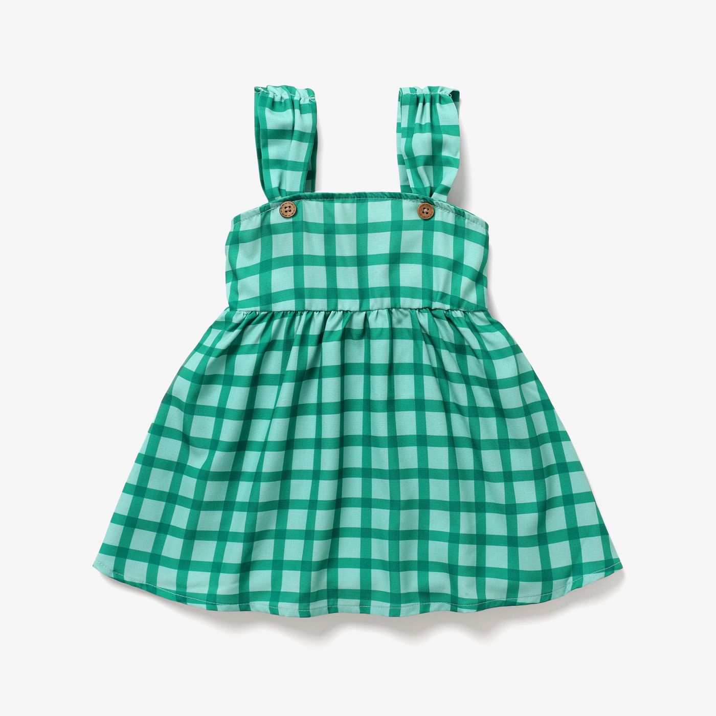 

Toddler Girl Sweet Grid/Houndstooth Camisole Sleeveless Dress