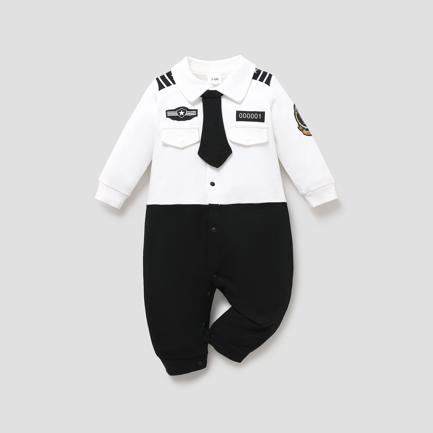 100% Coton Baby Boy Professional Style Combinaison à Manches Longues