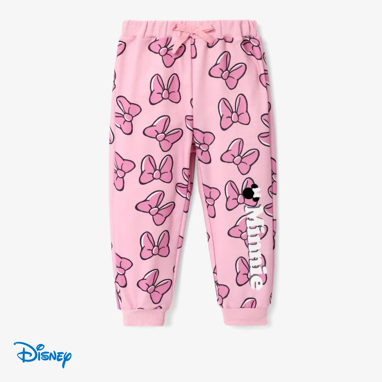 Disney Mickey and Friends Toddler Girl Character Print Pantalones Rosado big image 1
