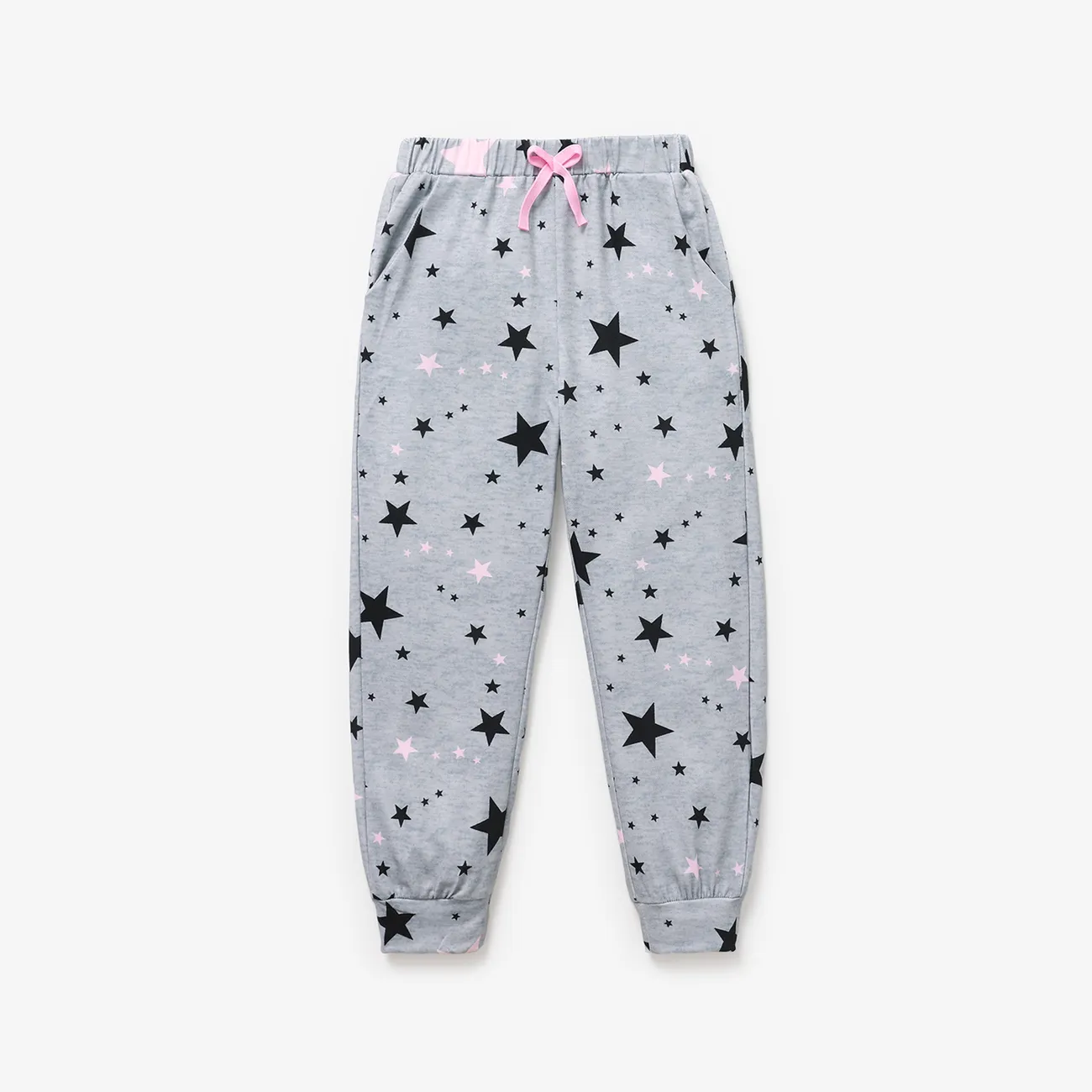 Kid Girl Letters Graphic Casual Pants  big image 1