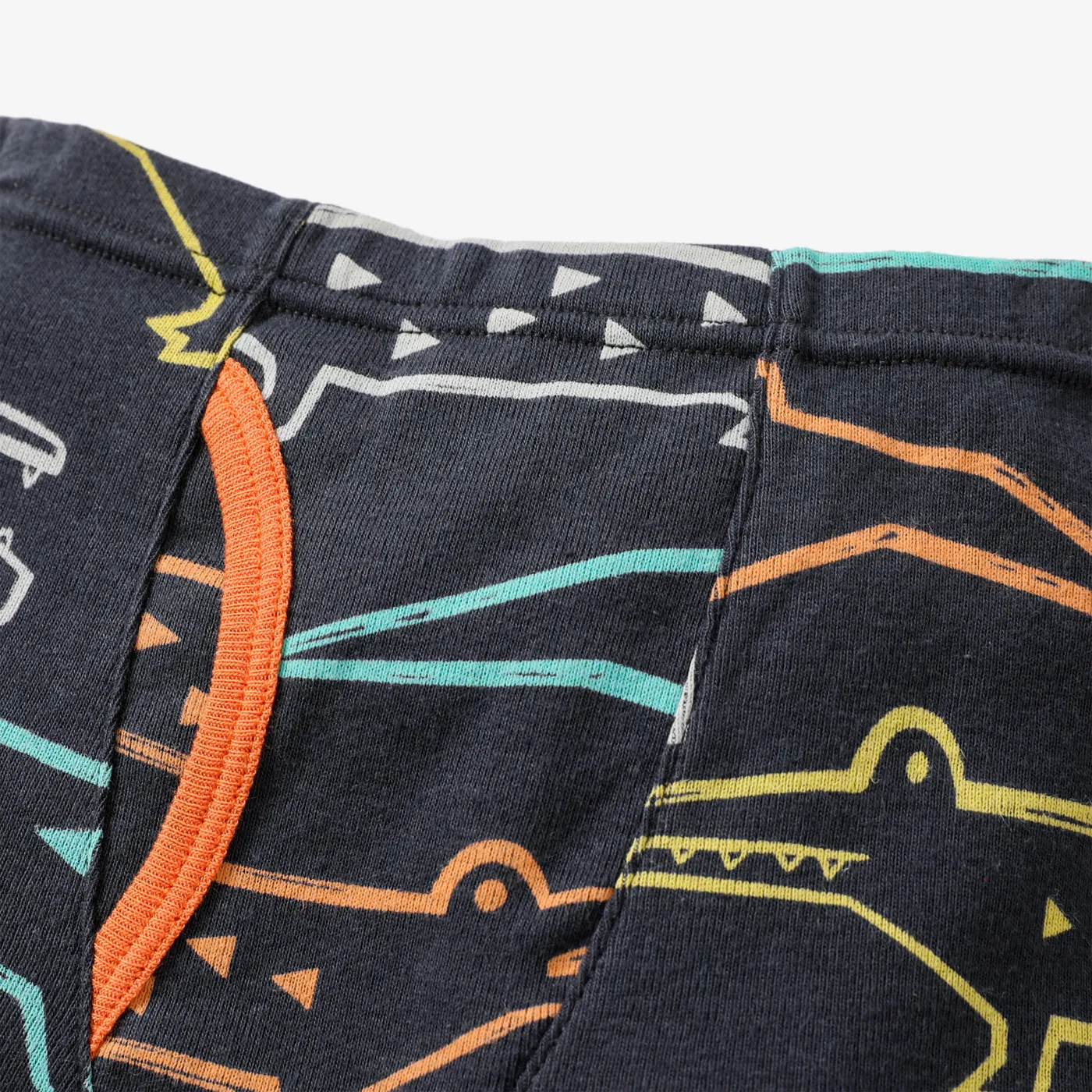 3pcs Toddler/Kid Boy Dinosaur Pattern Cotton Underwear Set Color block image 3