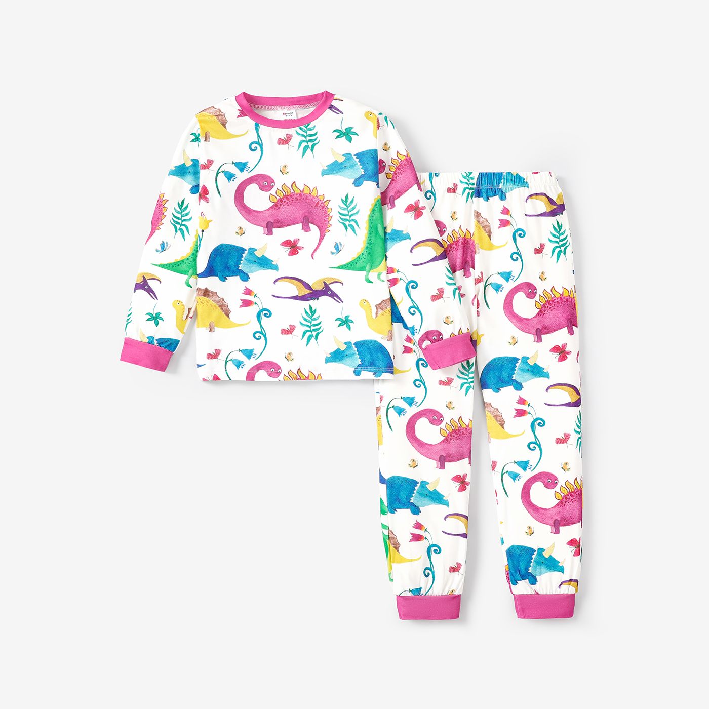 Toddler/Kid Girl Childlike Animal Pattern Home Clothes Set