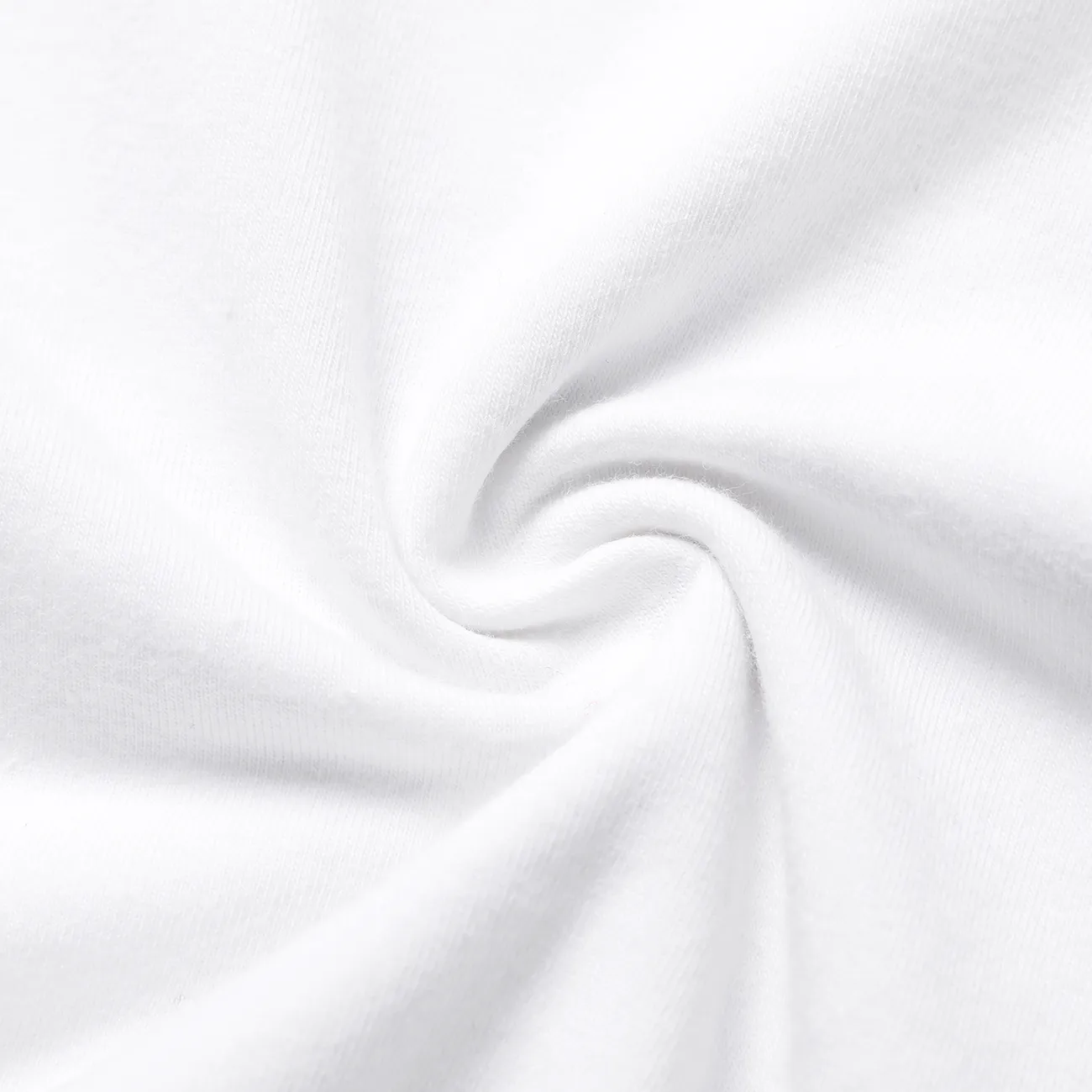 Baby Boy/Girl 95% Cotton Letter Print Short-sleeve Tee White big image 1