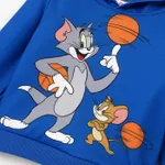 Tom and Jerry Daddy and Me Character Print Long-sleeve Hooded Top   image 3
