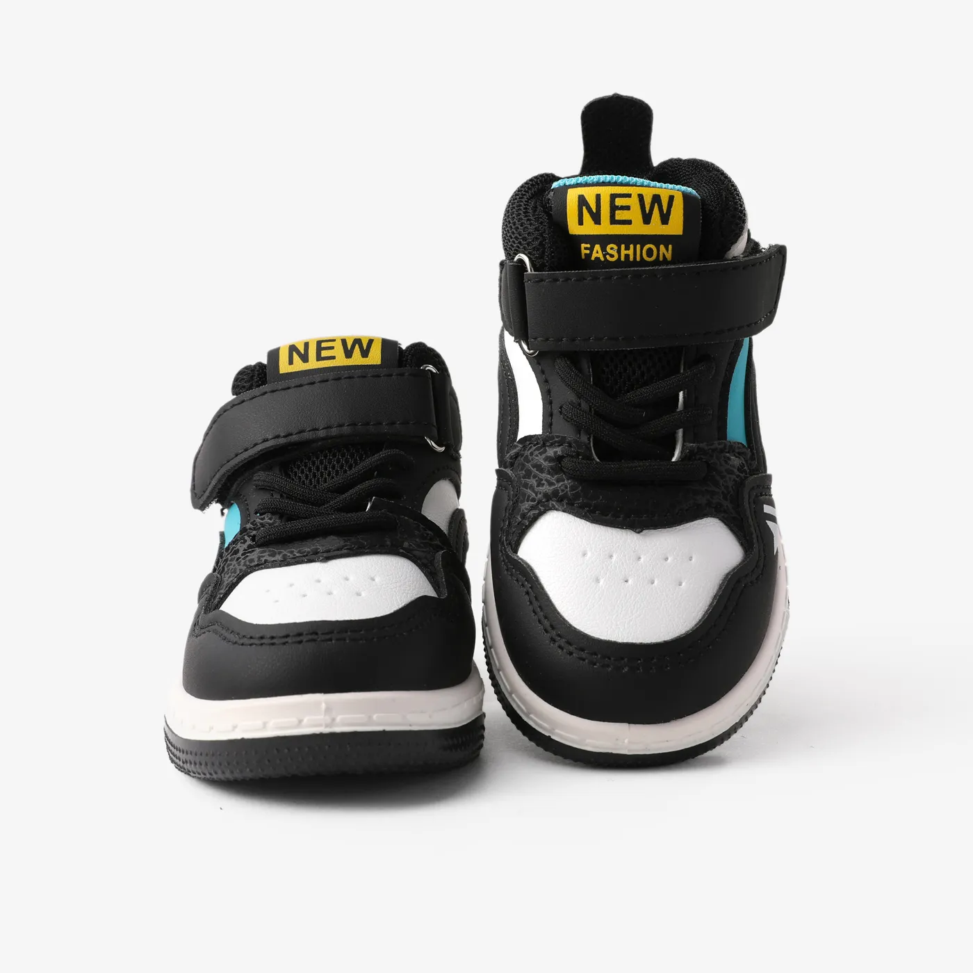 Toddler and Kids Casual Color-block Velcro High Top Sports Shoes  image 3