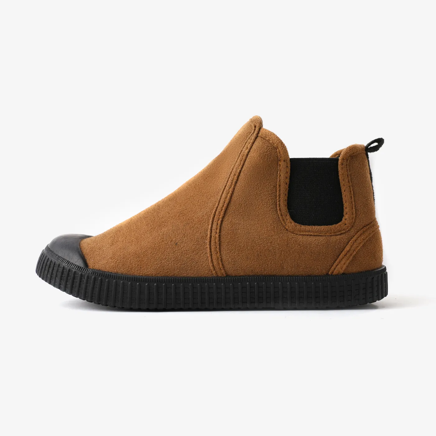 Toddler & Kids Stylish Casual Solid Color Slip-on Boots Brown big image 1