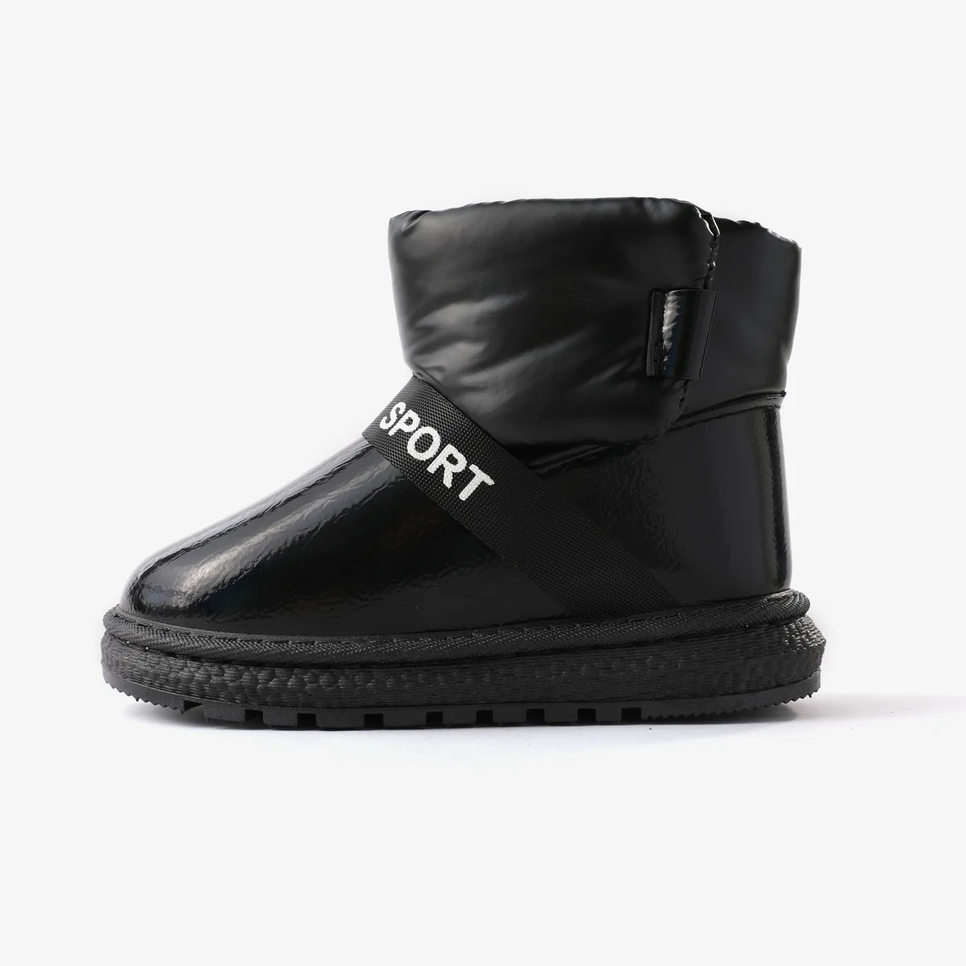 Toddler & Kids Trendy Letter Pattern Velcro Design Snow Boots