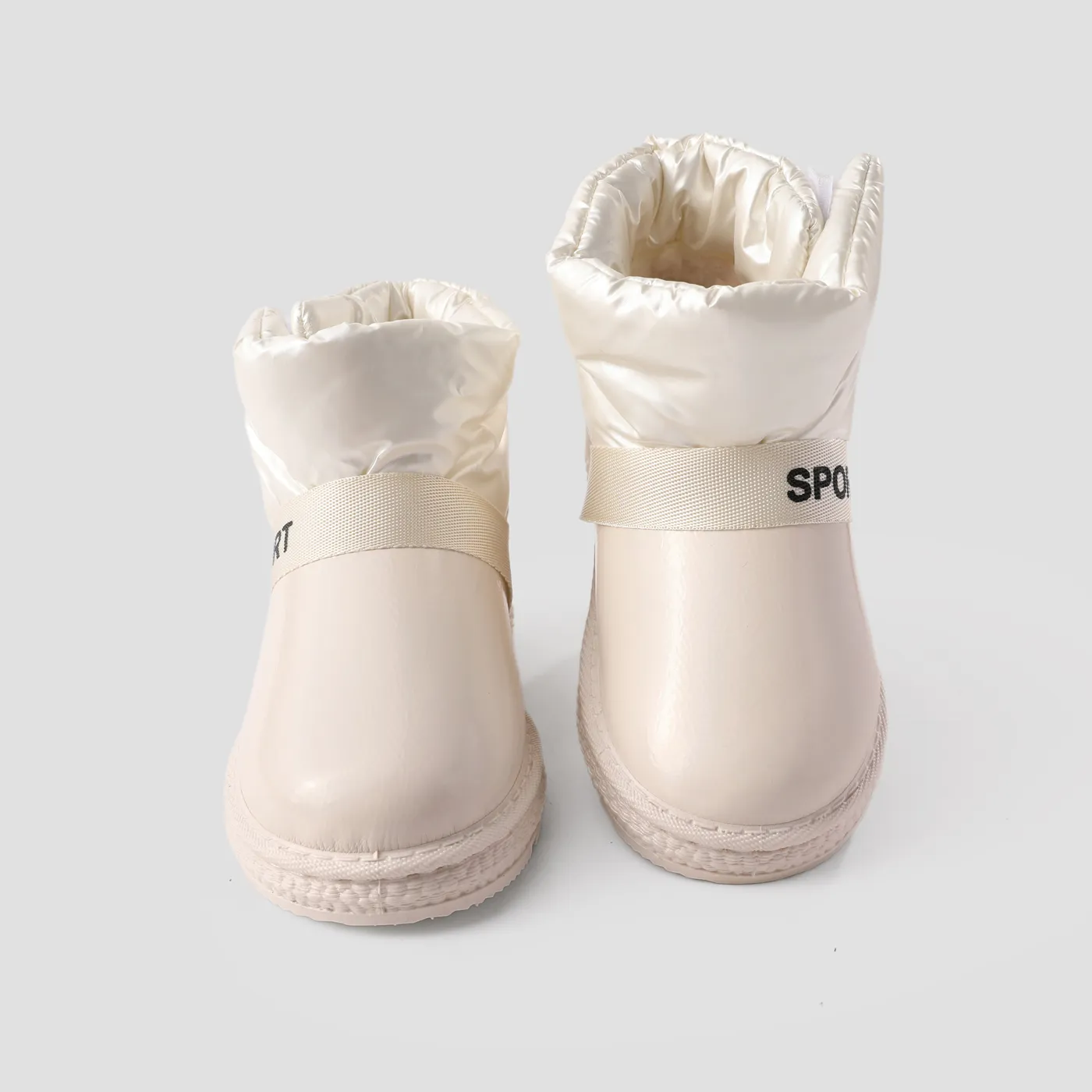 Toddler & Kids Trendy Letter Pattern Velcro Design Snow Boots  image 3