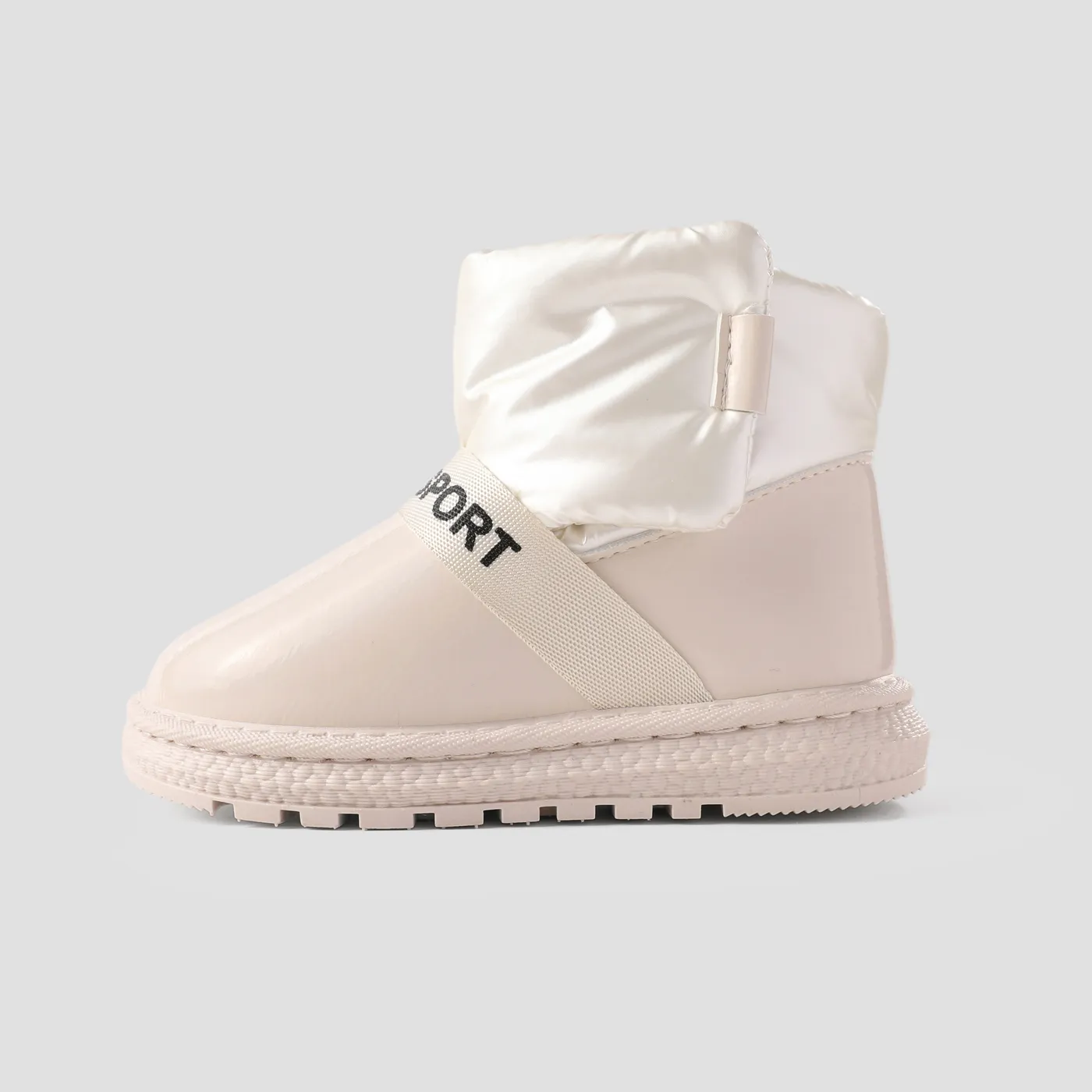 Toddler & Kids Trendy Letter Pattern Velcro Design Snow Boots  image 2