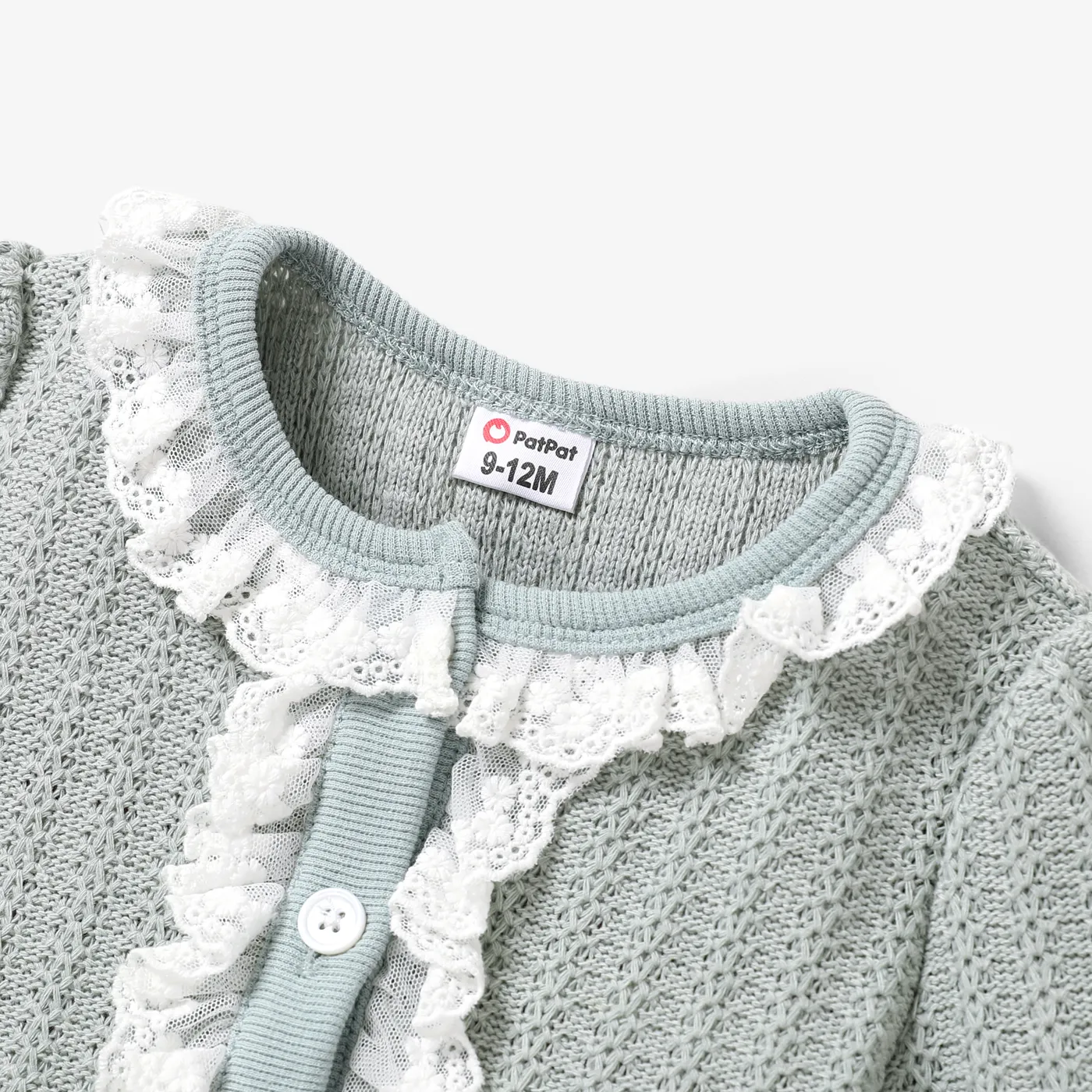 Baby Girl Elegant Ruffle Edge Coat   image 3