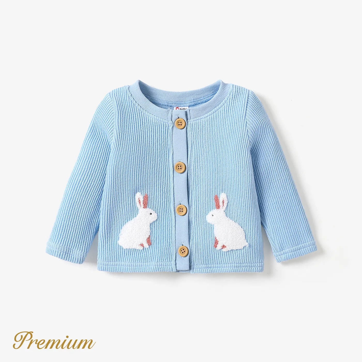 Baby Girl Elegant Rabbit Long Sleeve Coat/ Jumpsuit