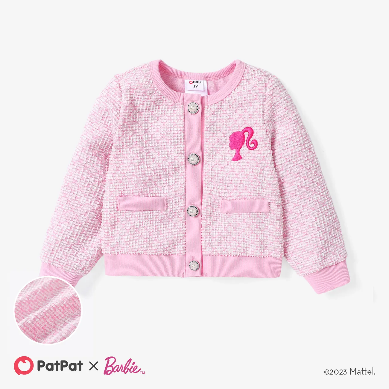 Barbie Toddler/Kid Girl Character Print Sweet Secret Button Top or Dress big image 1