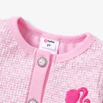 Barbie Toddler/Kid  Girl Character Print Sweet Secret Button Top or Dress  Pink image 5