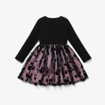 Kid Girl Sweet Plants and Floral 3D Skirt/Dress Pink image 2
