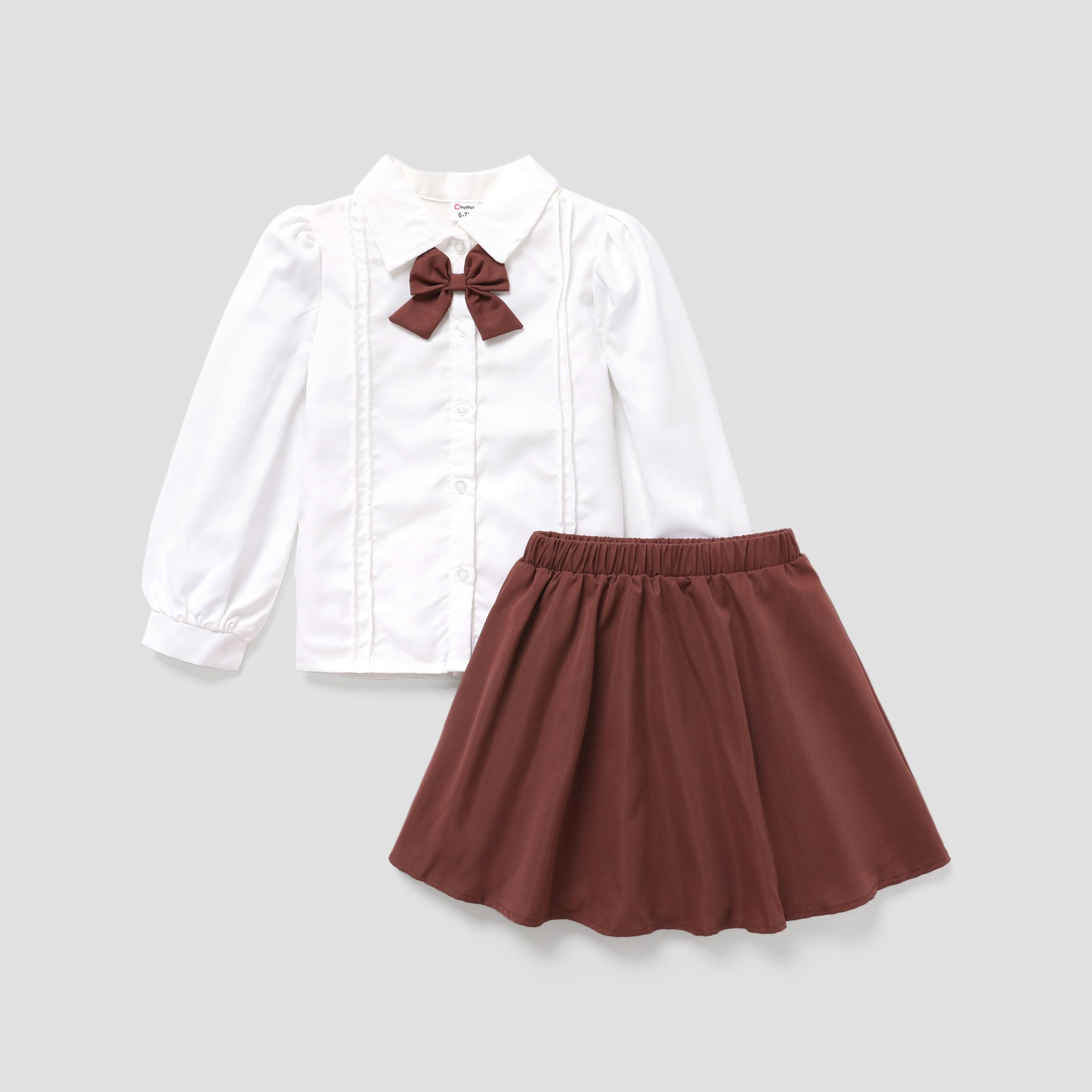 Burgundy skirt outlet 3d