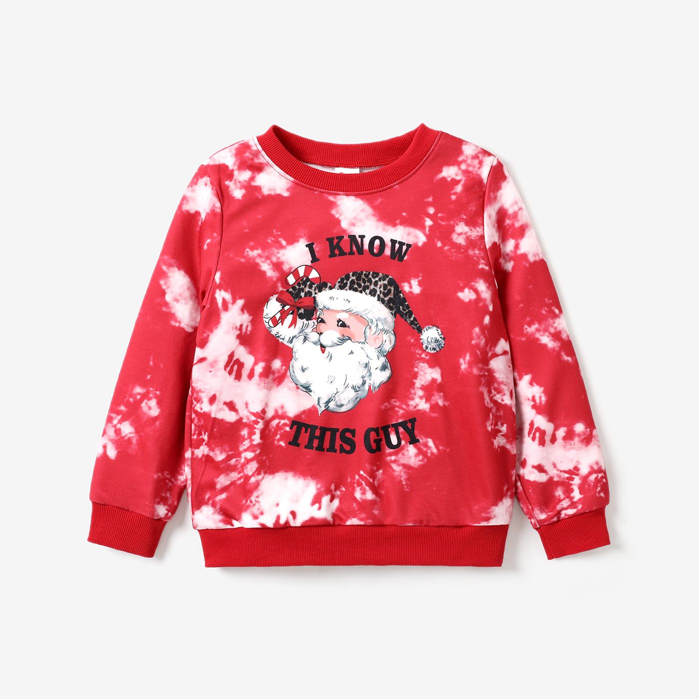 Kid Girl/Boy Christmas Santa Claus Pattern Sweatshirt