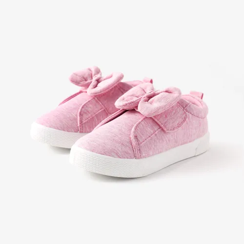 Toddlers and Kids Girl's Sweet Bow Decor Velcro Casual Shoes