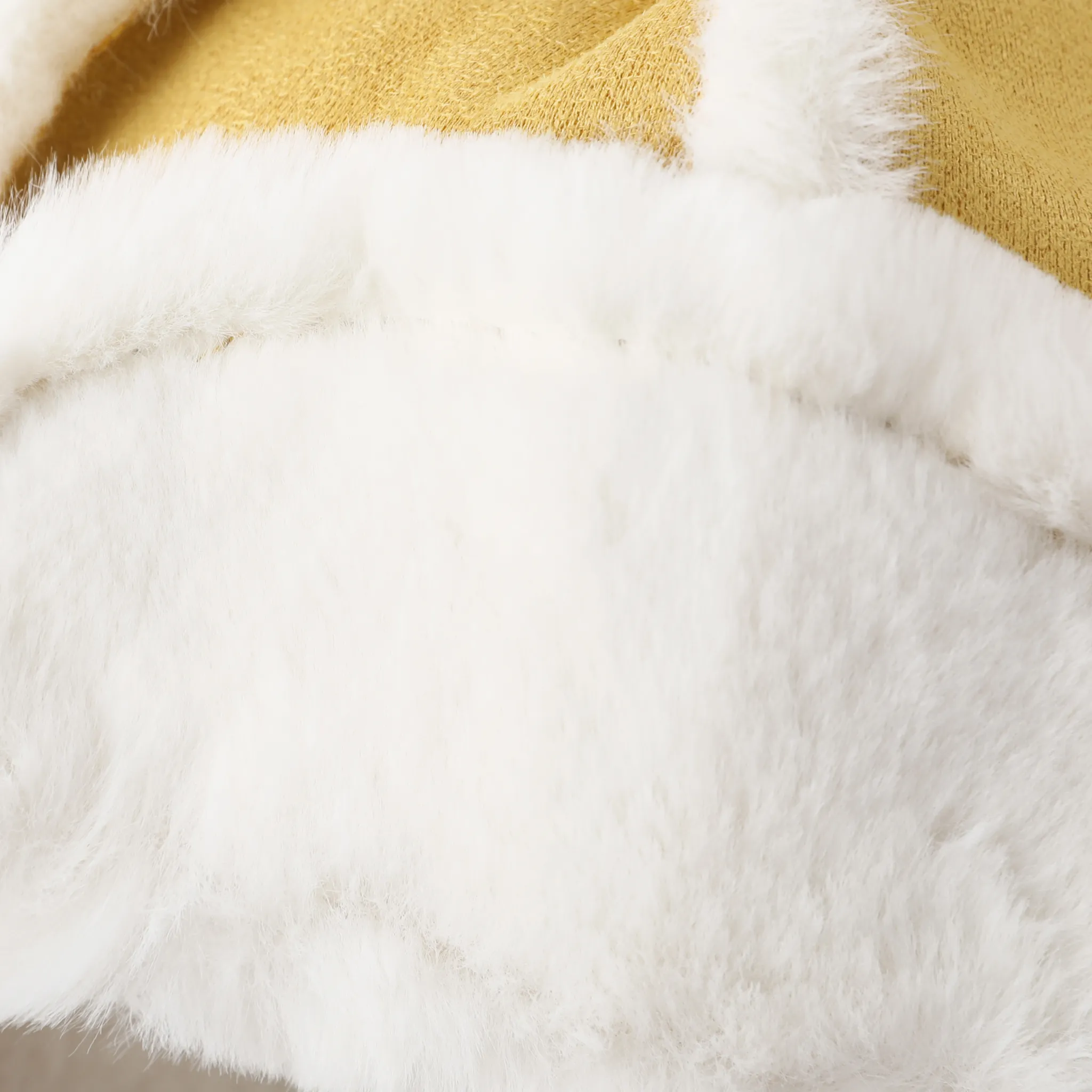 Baby/toddler Winter warm and ear-protecting thickened plush hat Yellow image 3